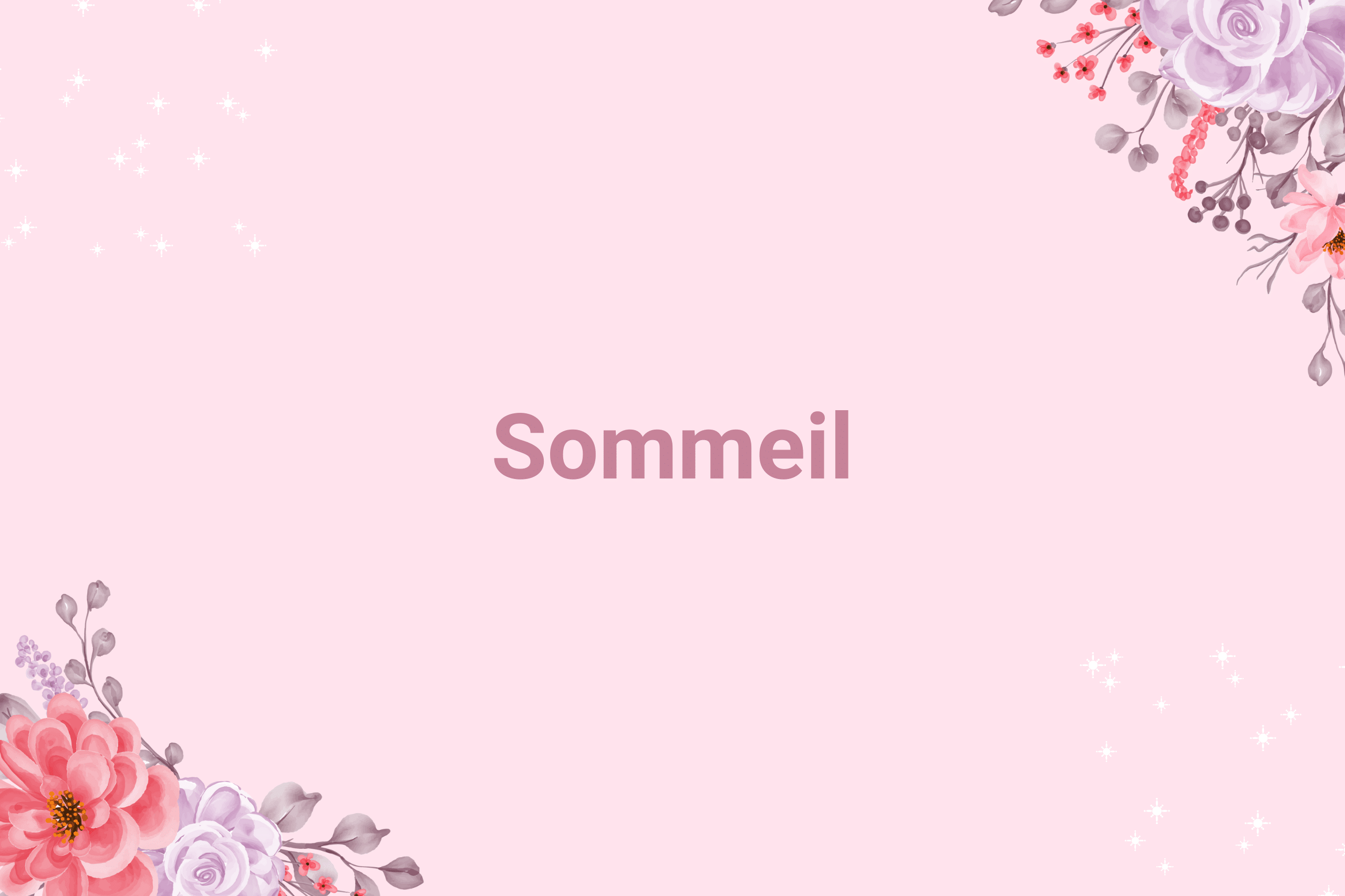 Programme sommeil réparateur de Delphinitea
